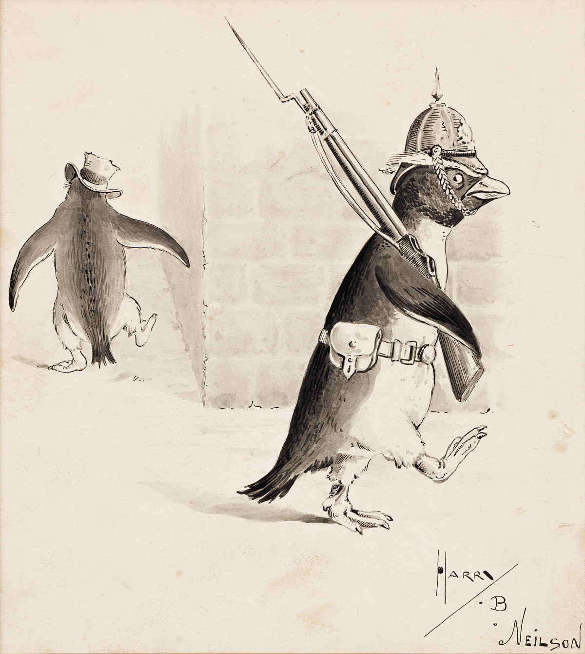 HARRY B. NEILSON (1861-1941) The Penguin Brigade. [CHILDRENS]